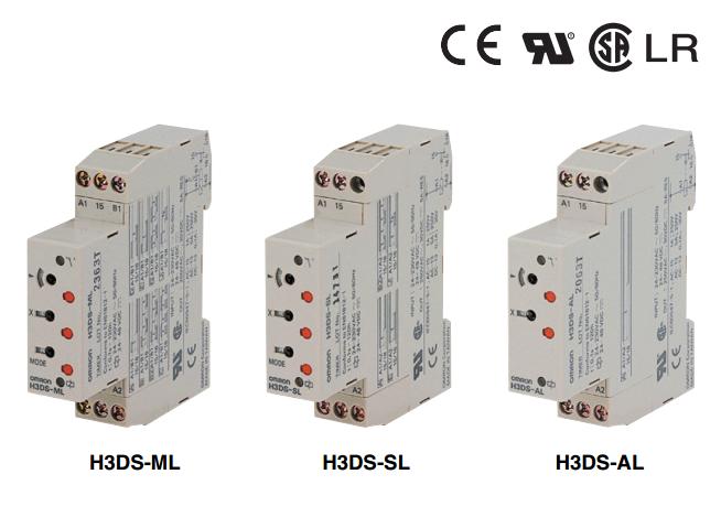 固态定时器H3JA-8C AC100-120 5S大适用电机容量：7.5kw
