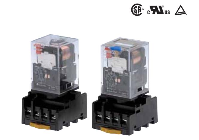 MKS2PI-2 AC110 DC型与S3D2传感器控制器组合提供多种功能安全输入：16点
欧姆龙继电器